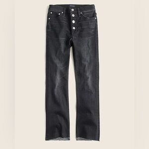 J.crew 9” Billie Demi boot jeans charcoal 27‎